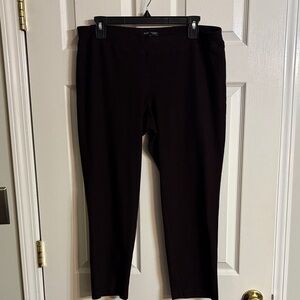 Eileen Fisher Brown Stretch Ponte Pants